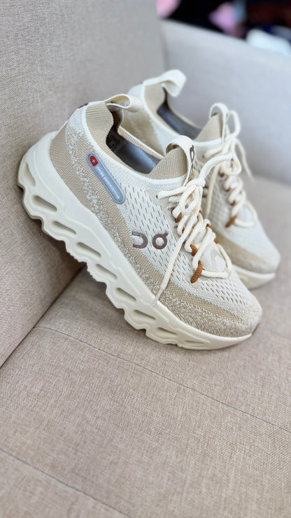 On cloud knit bege