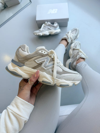 NB 9060 Taupe claro couro legitimo