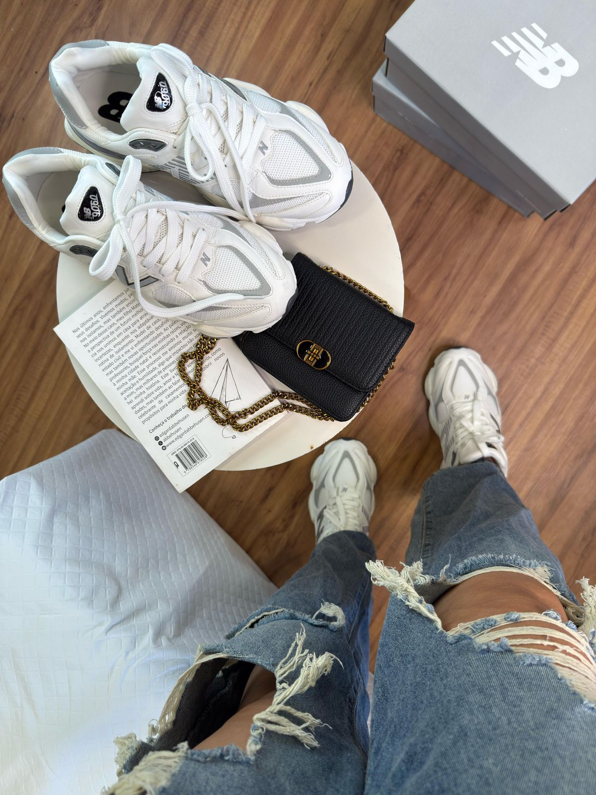 Nb 9060 branco cinza premium
