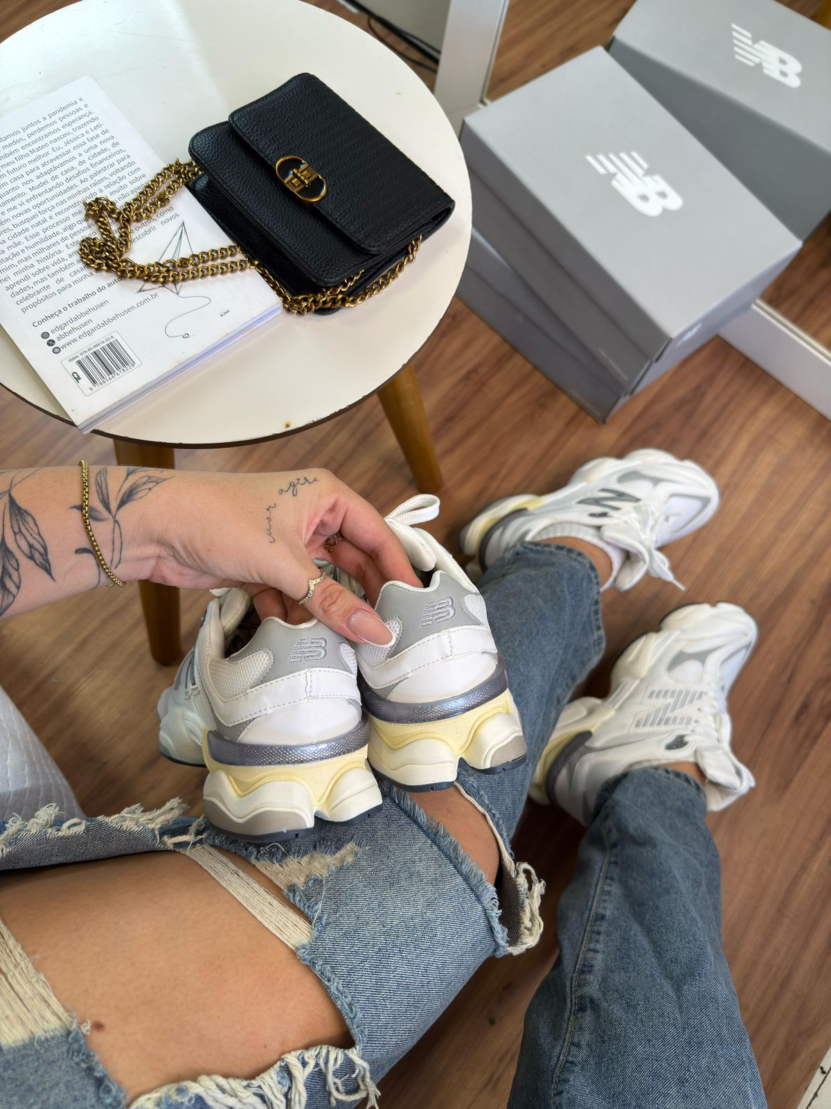 Nb 9060 branco cinza premium