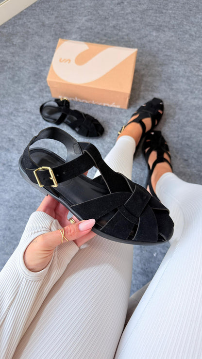 SANDALIA FISHERMAN PRETO