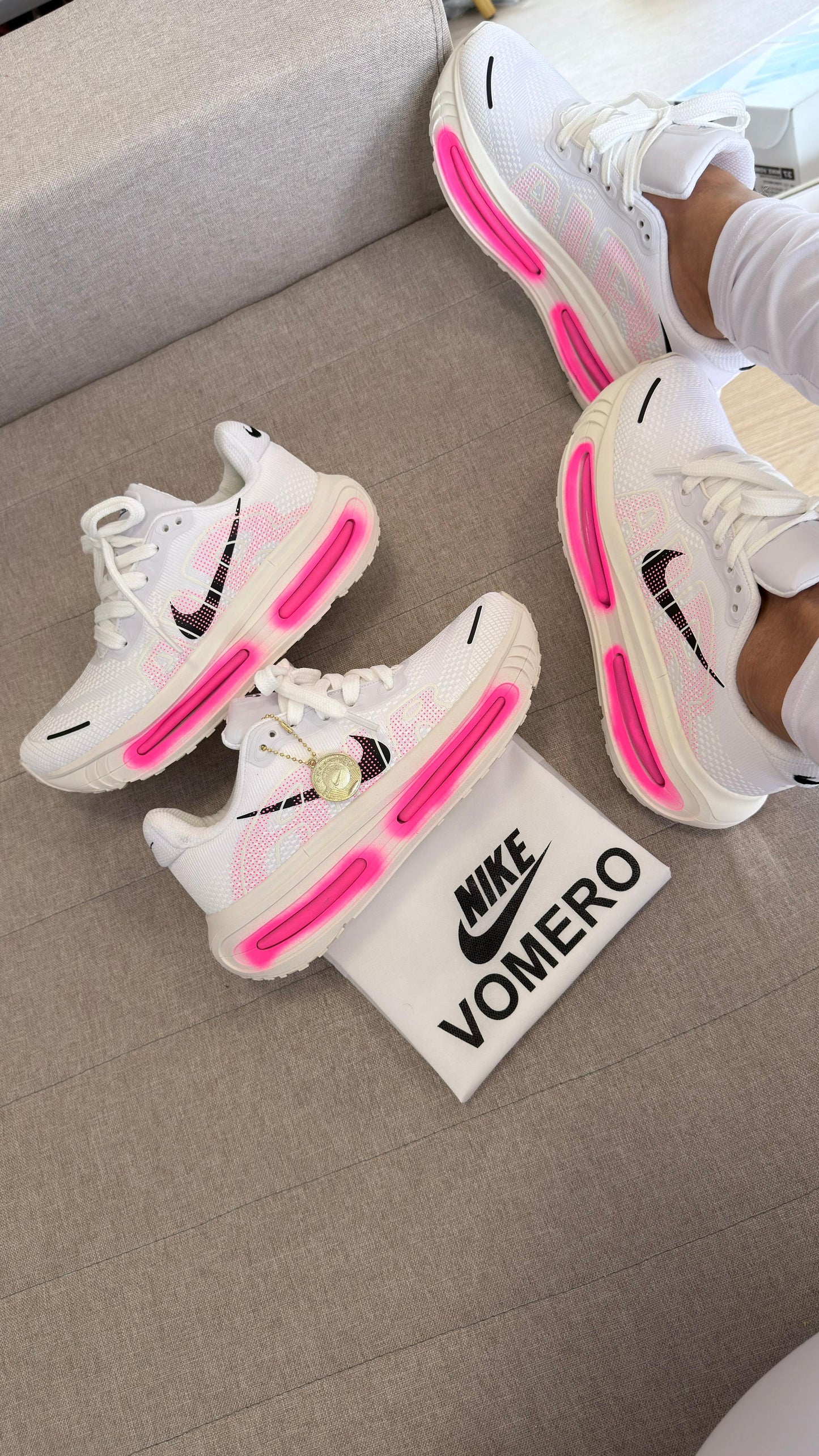VOMERO PREMIUM BRANCO ROSA