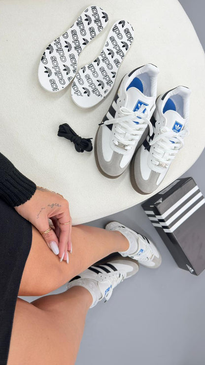 TENIS SAMBA BRANCO PRETO