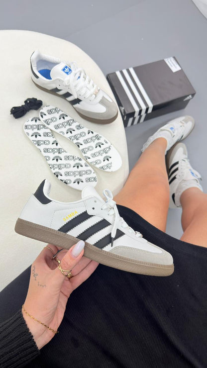 TENIS SAMBA BRANCO PRETO