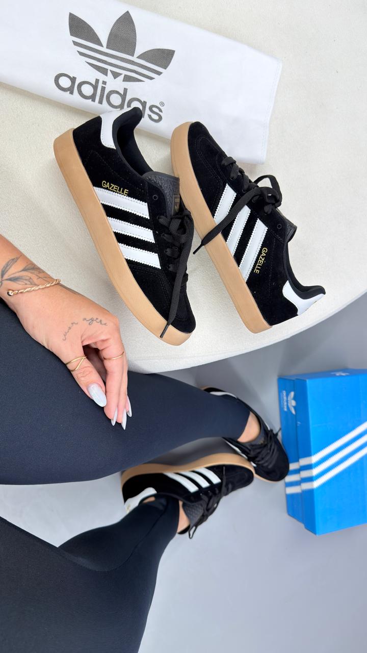 GAZELLE INDOOR PRETO BRANCO