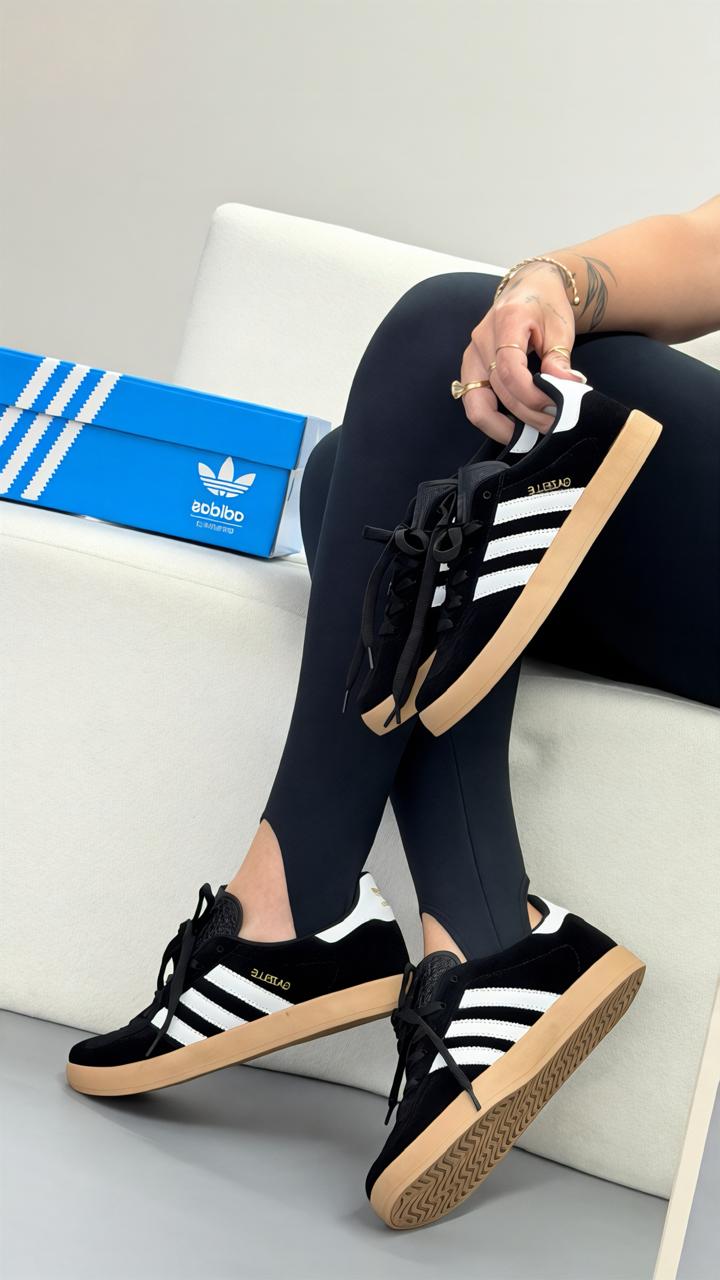 GAZELLE INDOOR PRETO BRANCO