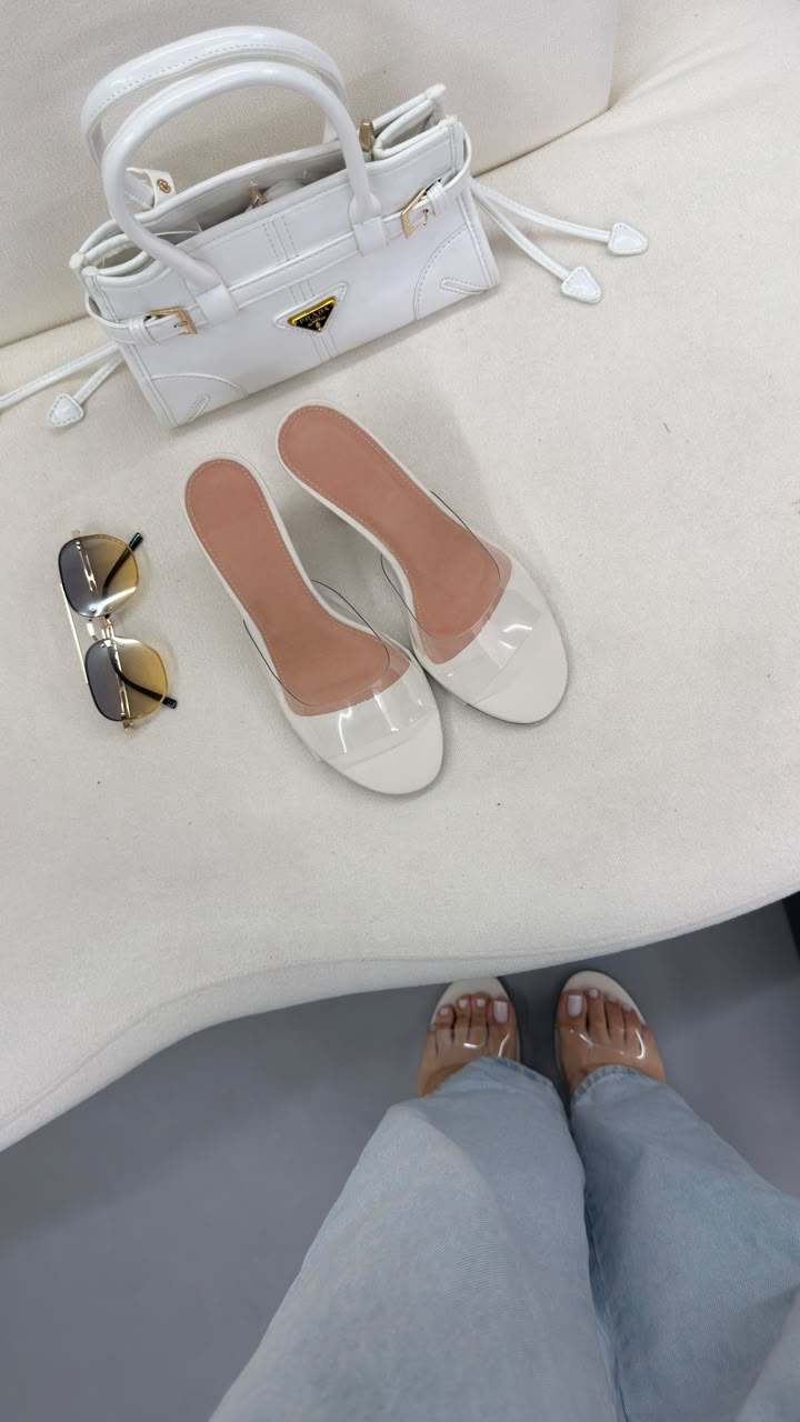 TAMANCO CRISTAL SALTO TAÇA OFF WHITE