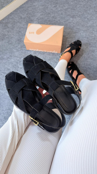 SANDALIA FISHERMAN PRETO
