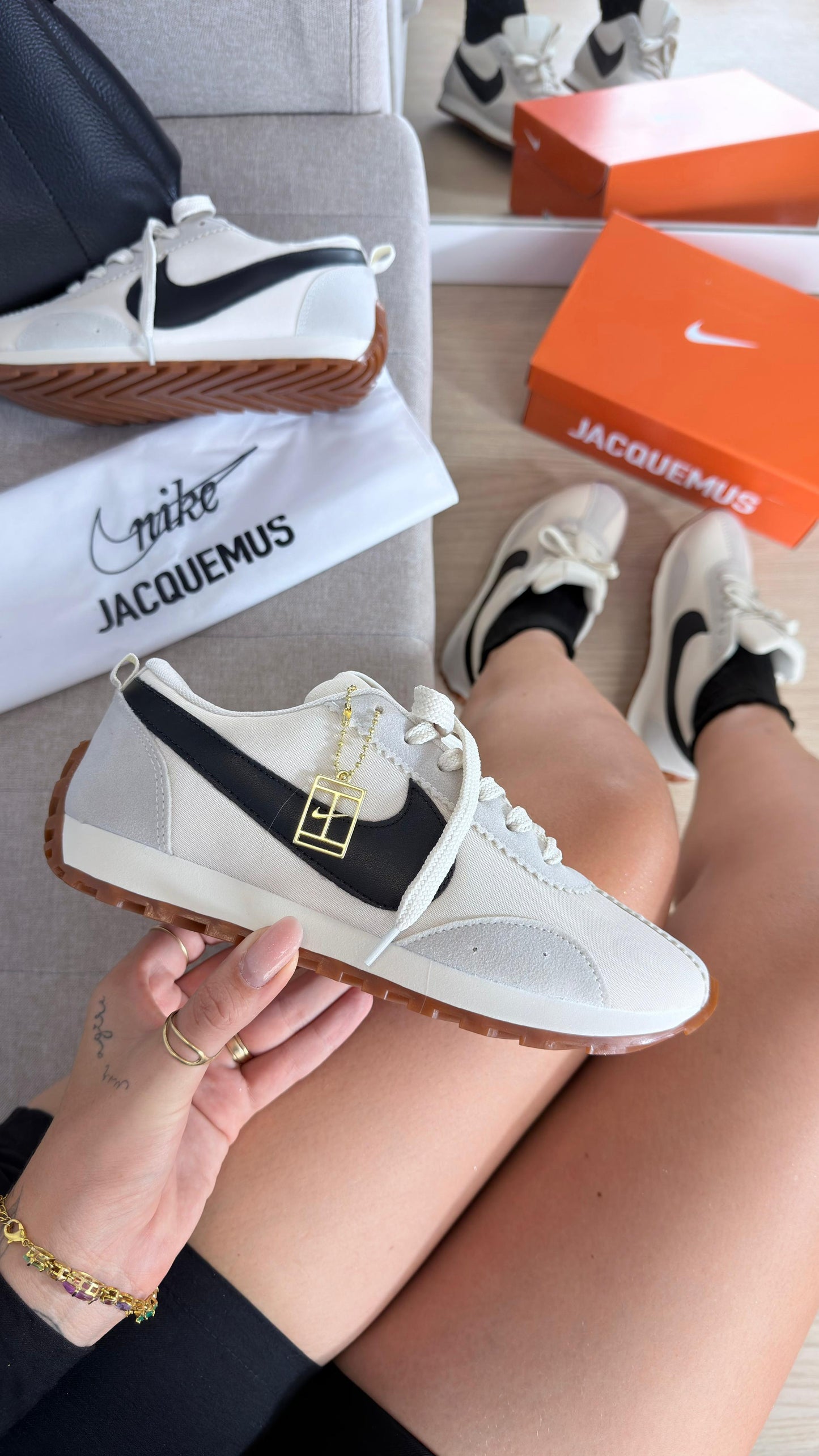 TENIS JACQUEMUS OFF PRETO
