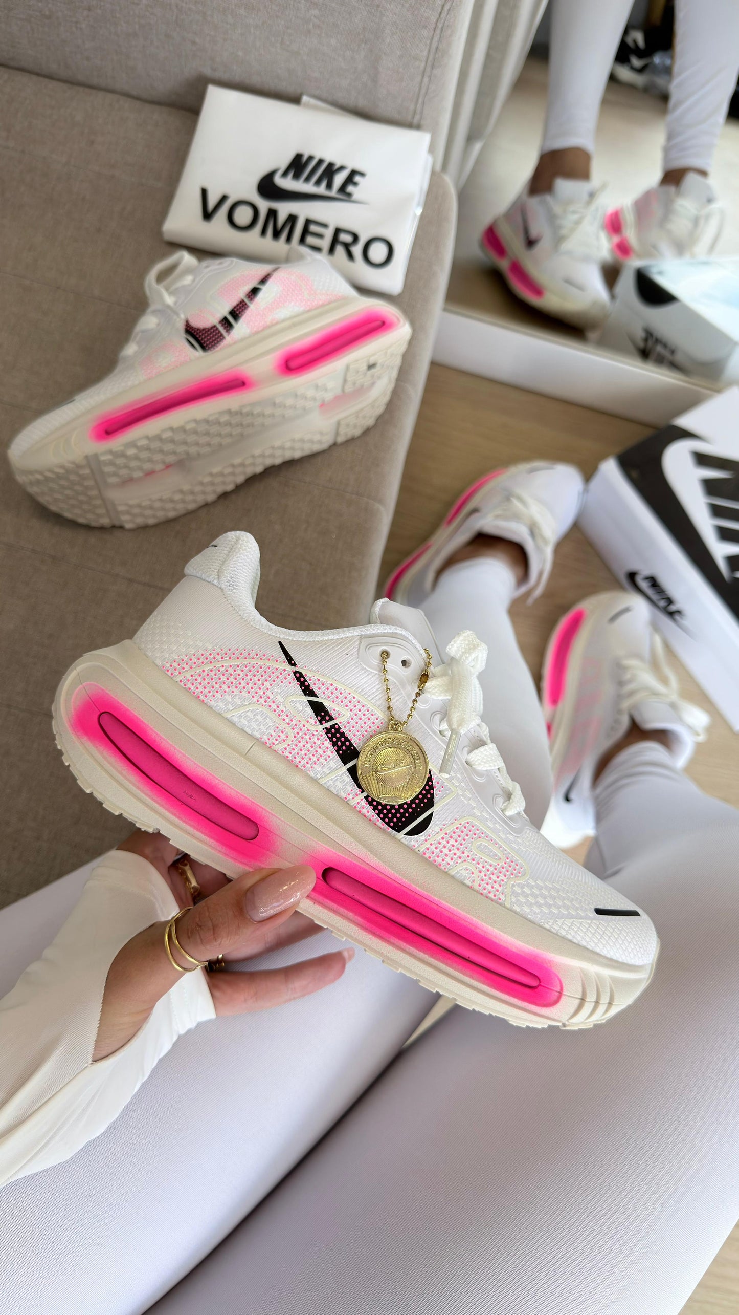VOMERO PREMIUM BRANCO ROSA