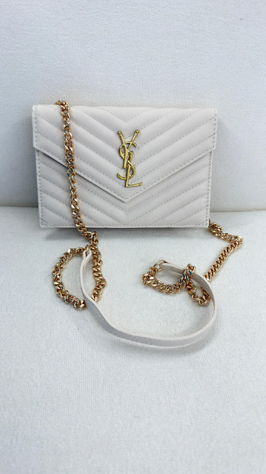 BOLSA CARTEIRA YVS OFF WHITE