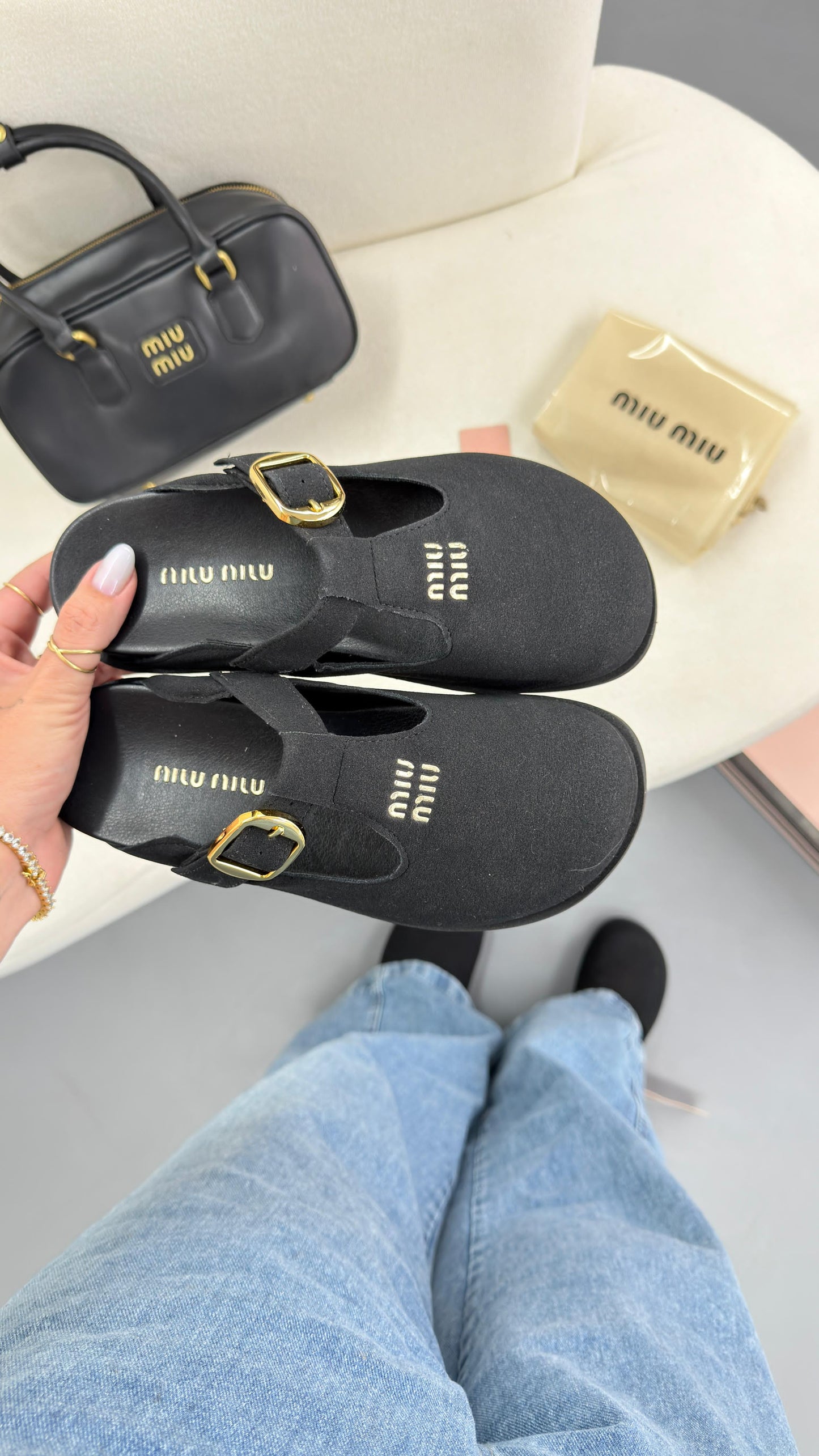 LANÇAMENTO 😍 Clogs Miu Miu (Cópia 2)